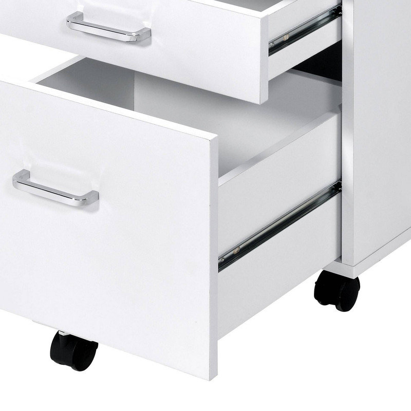 Infinity Tennos White Finish File Cabinet | Wayfair
