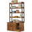 Litter Box Enclosure With Shelves And Doors-778355560