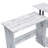 Levi Antique White & Black Finish Writing Desk-125903455