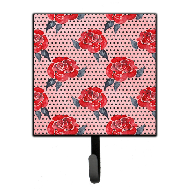 Organisateur de clés mural roses et coussin avec crochets clés Picacho