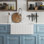 Évier de cuisine à tablier simple avec grille d'évier et grille de panier Perch L 24 po x l 18 po Perch