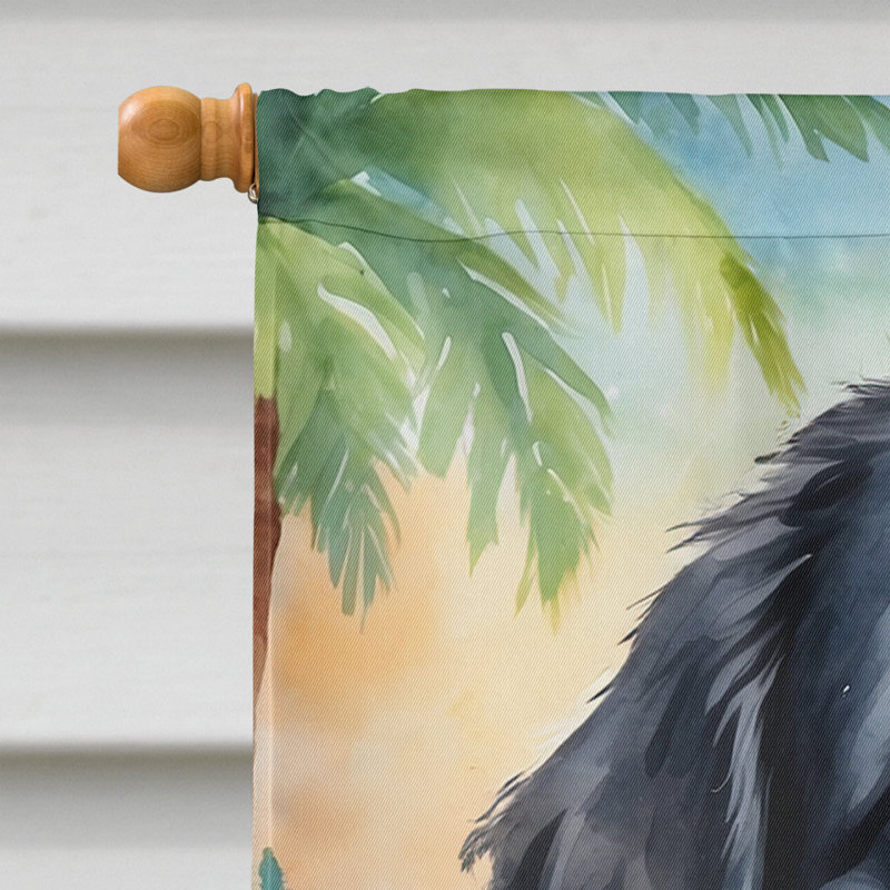 Drapeau pour animal à double face H 40 po x l 28 po
