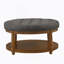 Repose-pieds rond capitonné, petite table basse rembourrée, repose-pieds intérieur avec tablette de rangement-1482642060-1482642160