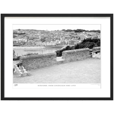Bideford, From Chudleigh Fort C1955 - Single Picture Frame Print
