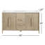 60" Double Bathroom Vanity In Whitewashed Ash