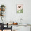 Giclée rétro encadrée Martini Splash, design par EMILY Navas