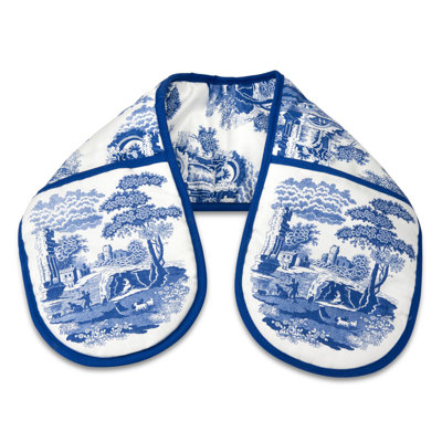 Classic Blue Italian - Double Oven Glove