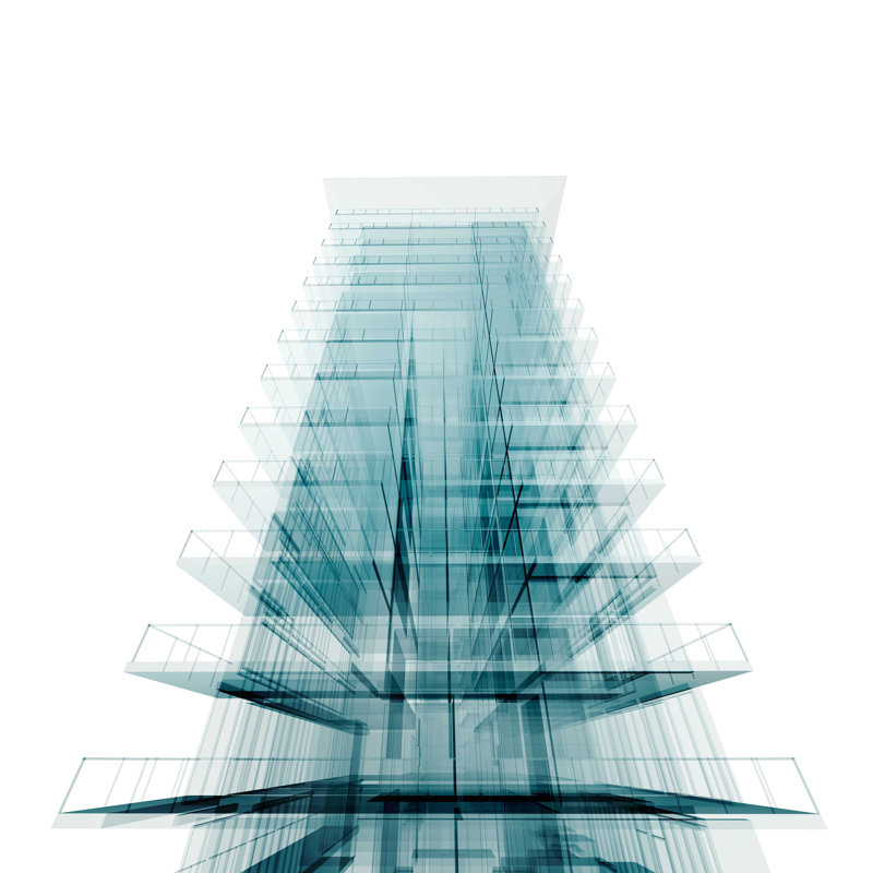 Perspectives, impression sur toile tendue, L 12 po x H 12 po