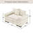 54" Single Deep Seat Chair Chenille Upholstered Armchair Modern Single Sofa Suitable For Living Room, Bedroom, Lounge-1752620709