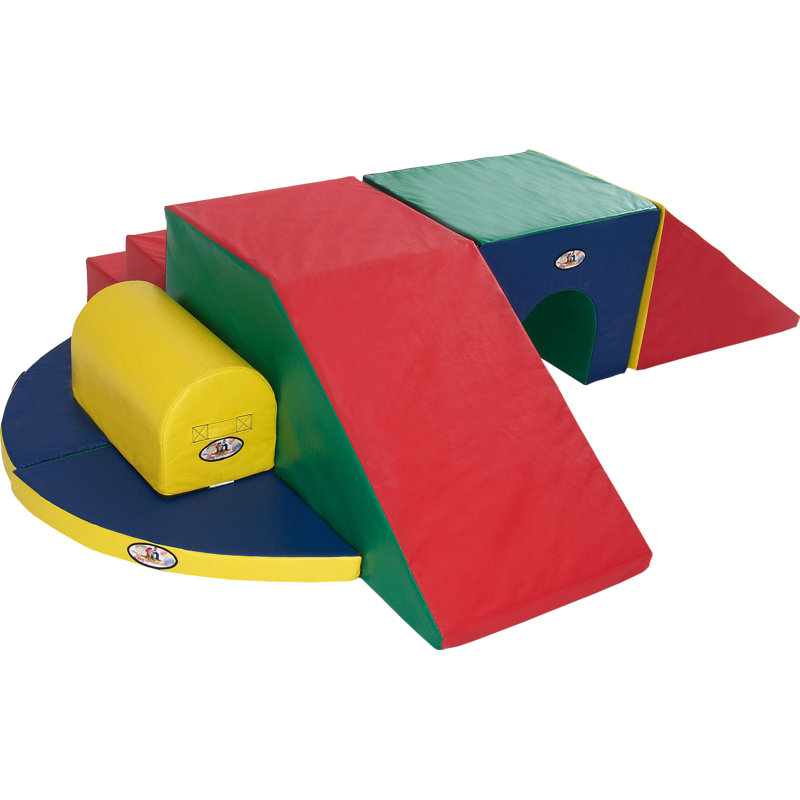 Ensemble de jeu 7 pièces Adventure, Bleu pastel, H 16 po x l 66 po x P 61 po