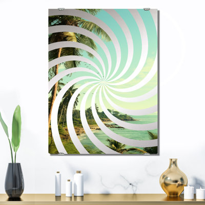 Rhodes - Coastal Tropical Wall Mirror Decor MIR139729