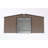 Outdoor metal Shed with Windows and vents-117199909