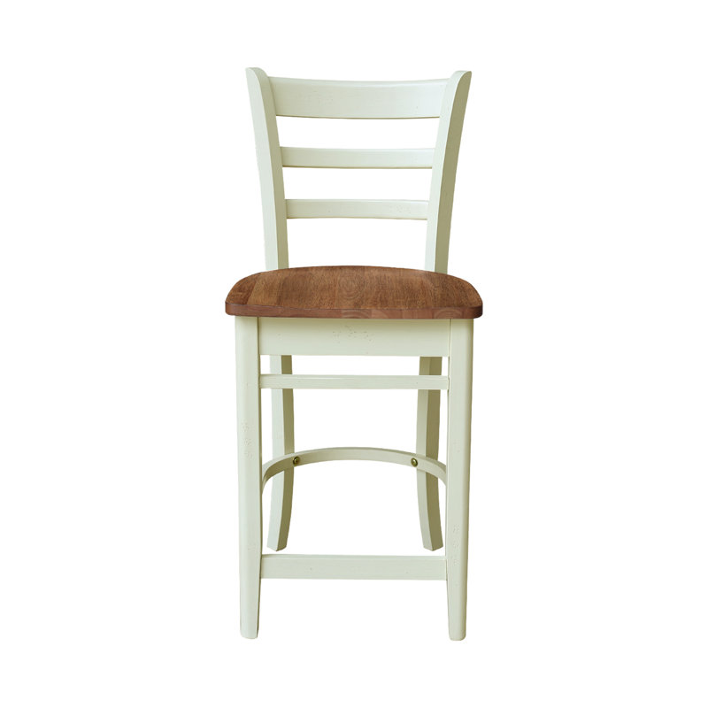 Tabouret de comptoir 24 po Marasco, Noyer blanc / écorce
