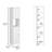Linen Cabinet Albany, Four Interior Shelves, White Finish-220804975