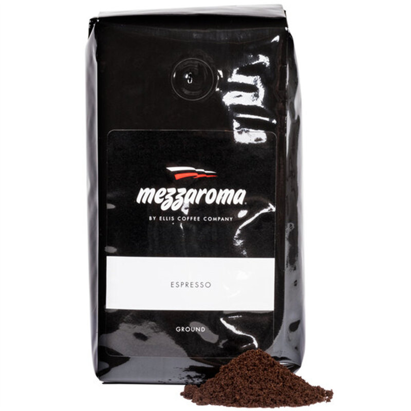 Ellis Mezzaroma Espresso régulier moulu 12 oz. - 6 / caisse