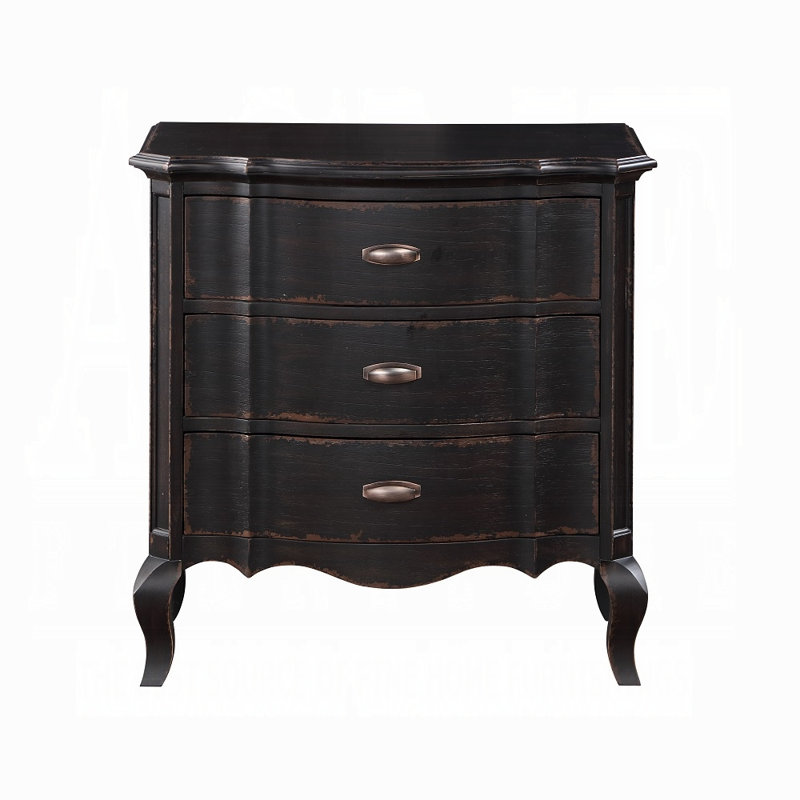 Table de chevet Chelmsford, Noir