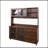 Large Kitchen Hutch Cabinet, Freestanding Pantry with 4 Doors, 4 Drawers, and Microwave Shelf for Modern Storage-128975506