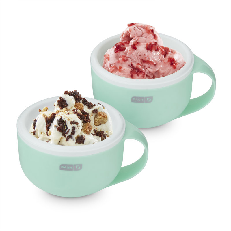 Aqua Two Bowls Automatic Soft Serve Ice Cream Maker