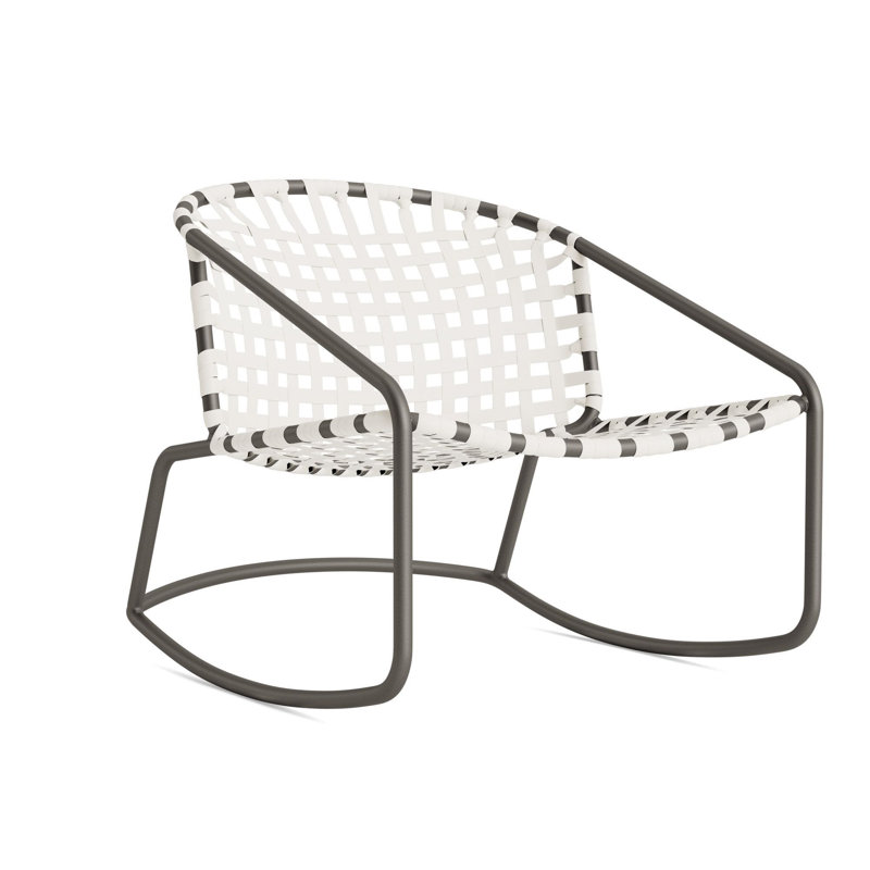 Kantan Outdoor Lounge Chair, Mica/White Lite