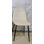 Ensemble de 4 chaises de salle à manger, chaises d'appoint modernes avec siège rembourré en tissu de velours, chaise de cuisine en forme de cuillère avec pieds en métal et chaises de salle à manger pour la salle à manger