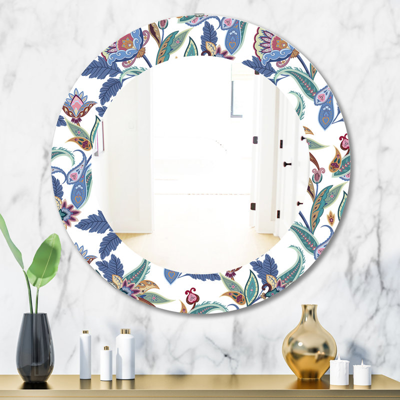 Miroir mural Tropical Mood 1, H 23,6 po x l 23,6 po