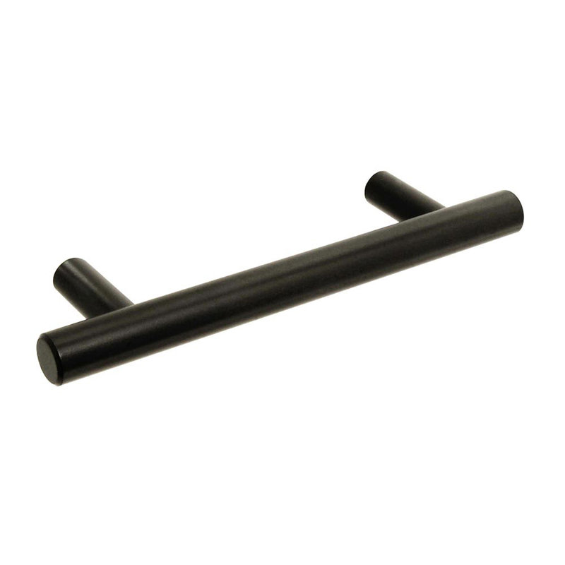 Poignée barre 3 1/2 po Origins, Thermolaquage noir, 3 3/4"