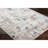 Primm Abstract Machine Woven Polypropylene Area Rug in Taupe/Blue/Orange-85359375
