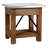Crockett Side Table with Storage