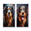 Bernese Mountain Majesty - ensemble de 2 décorations murales pour chien-102570935-102570936