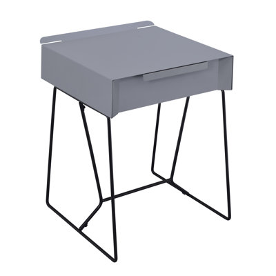 Table de bout de style traîneau avec rangement Isay