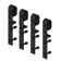 Bi-folding Standard Double Barn Door Hardware Kit (Doors Not Included)