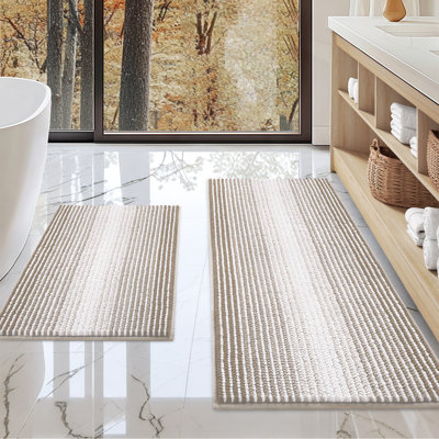 Soft Shaggy Absorbent Non-Slip Bath Mat