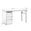Bureau rectangulaire en bois massif-336446547