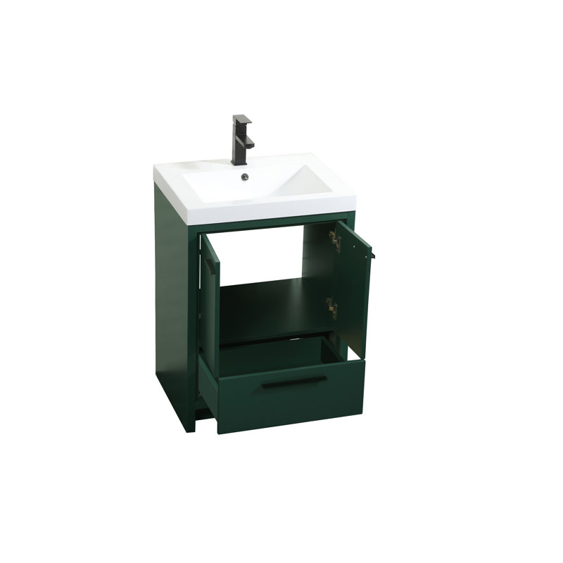 Ensemble de meuble-lavabo simple 24 po Southmead, Vert