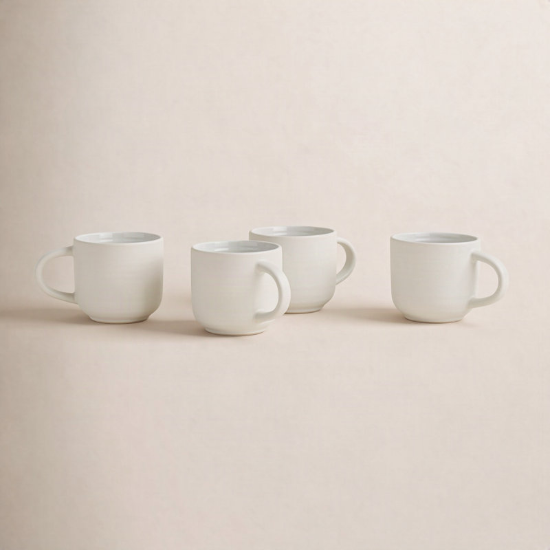 Hirma Stoneware Coffee Mug, Bone