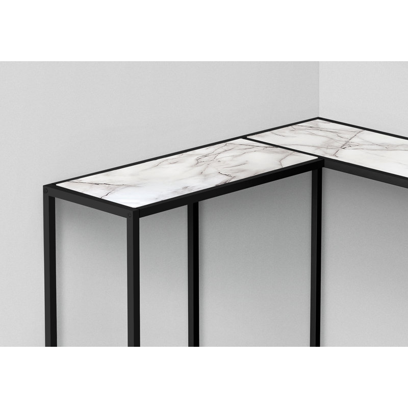 Table d'appoint, console, vestibule, étroit, d'angle