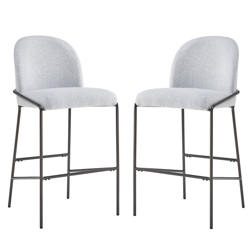 Tabouret de bar Galen, Blanc