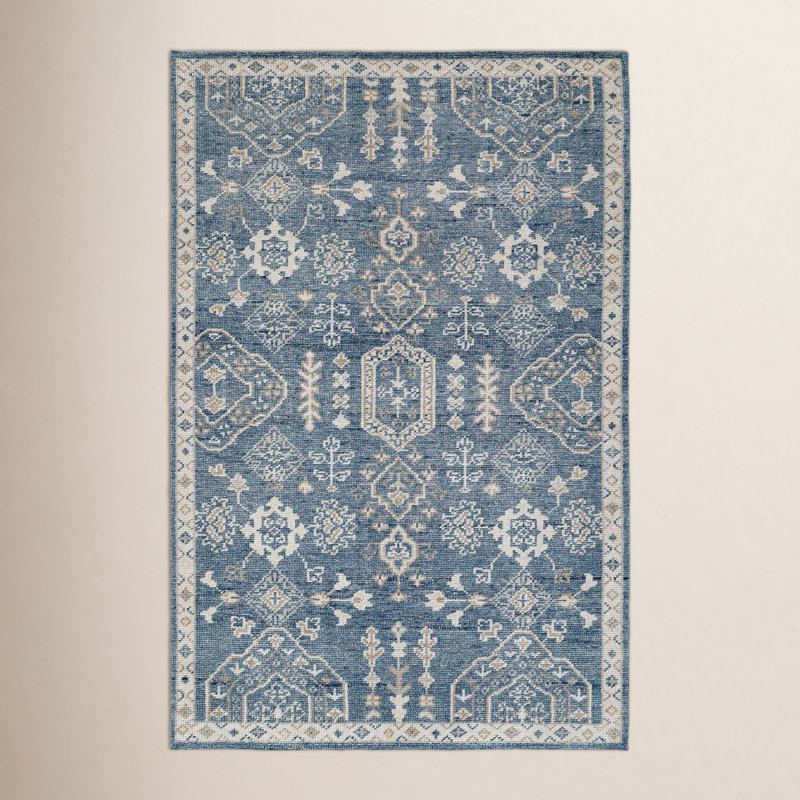 Maeve Hand Knotted Wool Morrisa Rug, Rectangle 2' x 3'