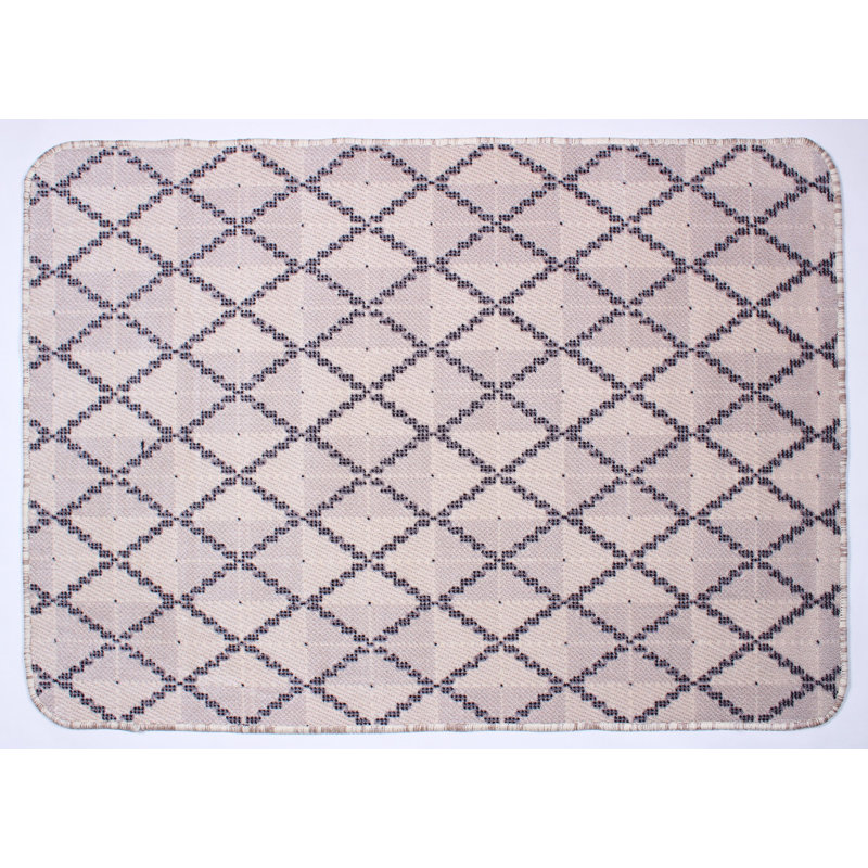 Tapis rayé gris foncé, Rectangle de 2 pi x 3 pi