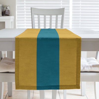 Cleveland Throwback Football Stripes Table Runner