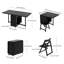 6 -Person Rubberwood Solid Wood Dining Set-1650622222-1650622223