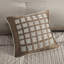 Édredon pour grand lit Charmeuse - taupe 7 pièces, coussin décoratif avec taille facile d'entretien, coussins brodés inclus