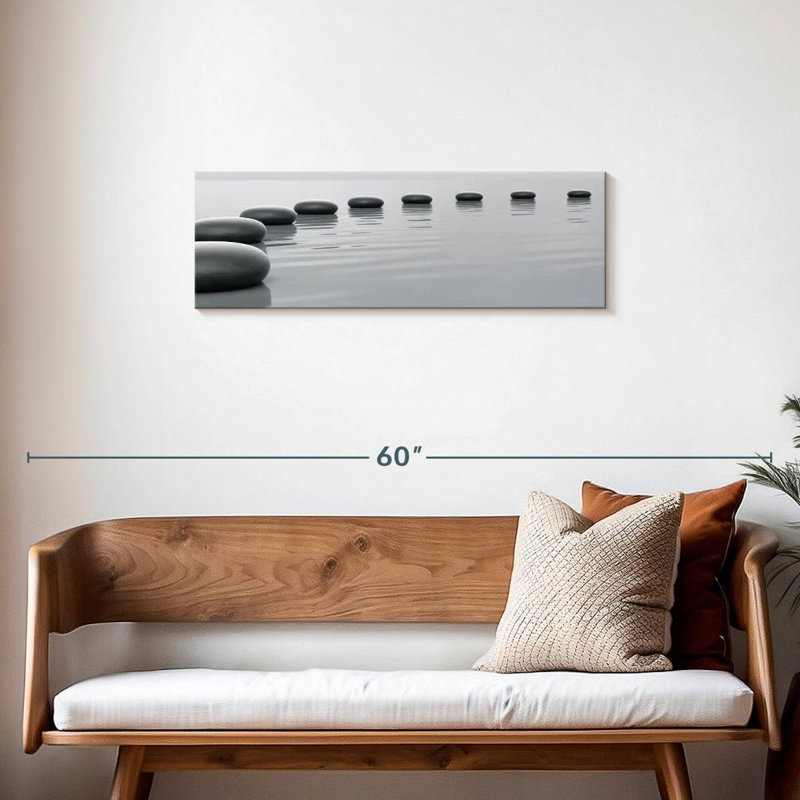 Sur toile, L 12 po x H 36 po