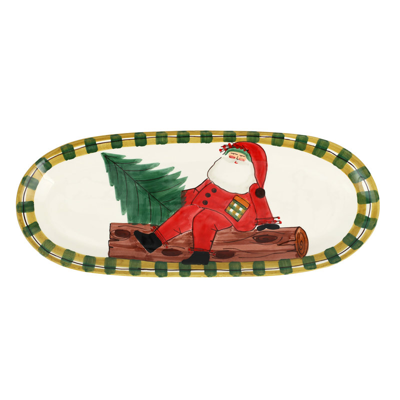 Grand plat ovale étroit Old St. Nick
