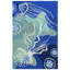 Tapis bleu crocheté à la main Vogt-22803333
