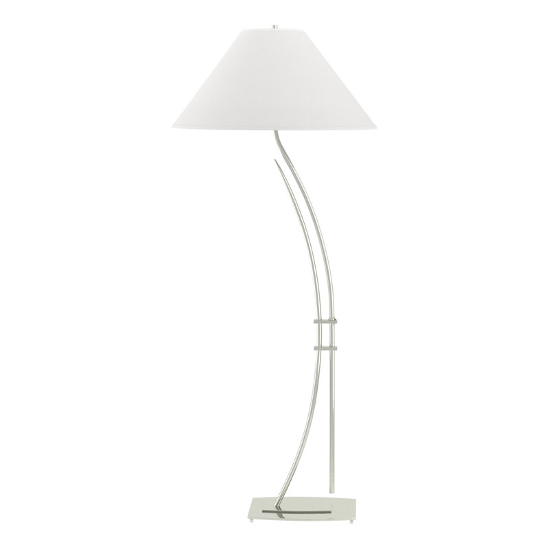 Metamorphic Novelty Floor Lamp, Natural Anna, Sterling