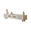Crédence de rangement simple blanc 86,6 po