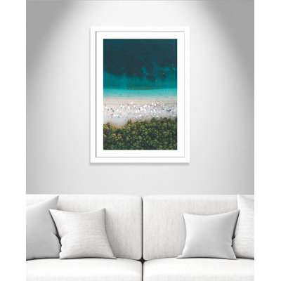 "Aline Coastline", reproduction encadrée