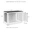 Arshveer Wood Furniture Style Crate with 1 Door