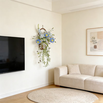 Wall-Mounted Artificial Flower